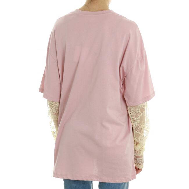 T-SHIRT MANICA IN PIZZO VICOLO - Mad Fashion | img vers.650x/
